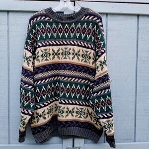 Vintage 90s Abercrombie & Fitch The Big Sweater Pullover Men’s M